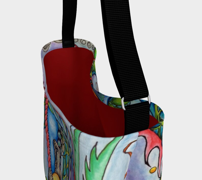 Prosperity Dragon Bag Art /& Design by Debbie Lim