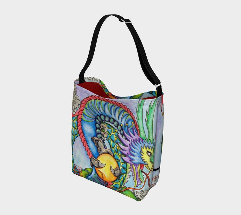 Prosperity Dragon Bag Art /& Design by Debbie Lim