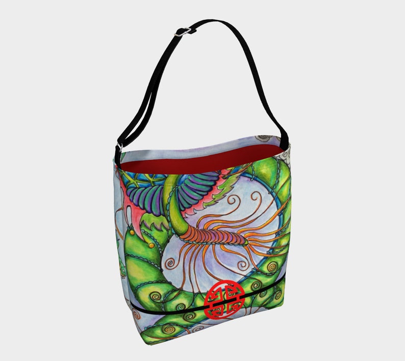 Prosperity Dragon Bag Art /& Design by Debbie Lim