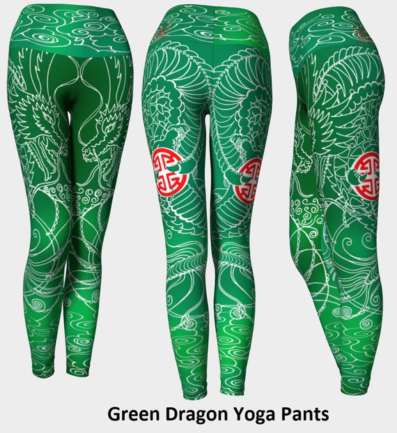 dragon yoga pants