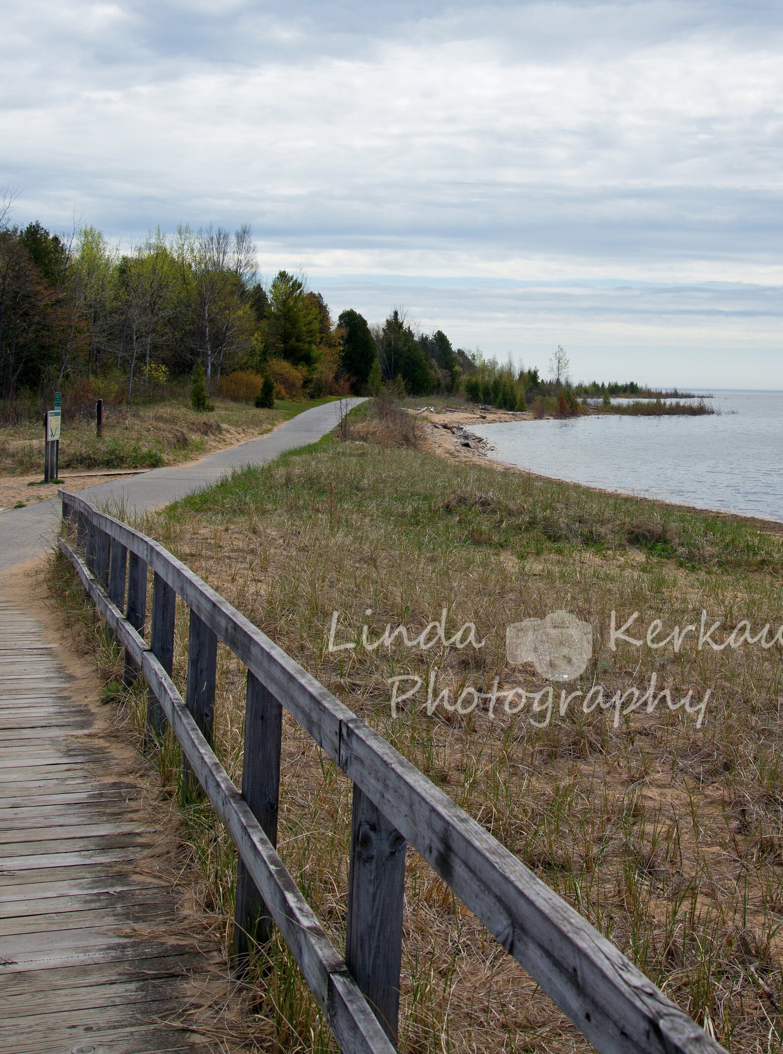 Manistique Boardwalk on Lake Michigan Etsy.de