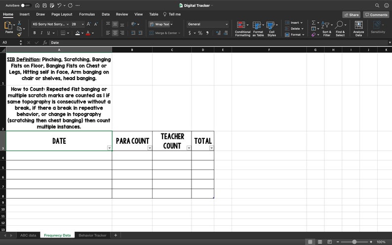 Behavior Tracking Forms image 3