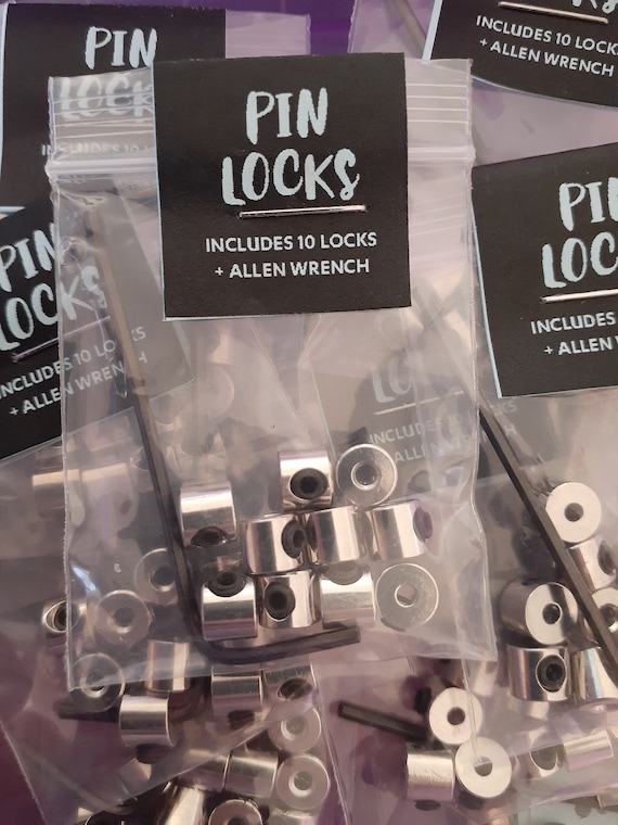 Pin Locks / Pin Savers / Keep Pins Securely Fashioned to Backpacks
