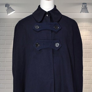 VTG 40s 50s Bruck's Nurses Wool Cape Cloak Boston College
