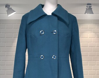 peacock blue coat