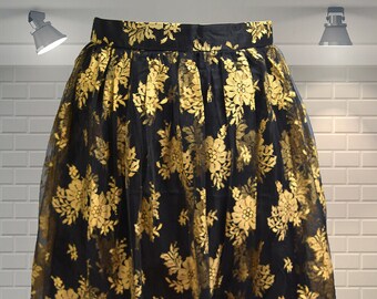 1980s puffball dress