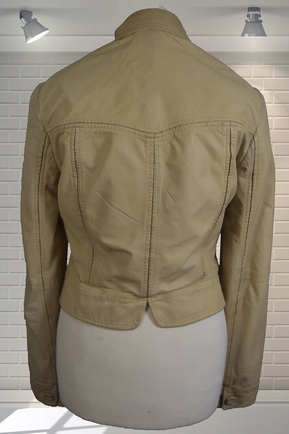 Vintage 1990s EMPORIO ARMANI Butter Soft Cream Cr… - image 4