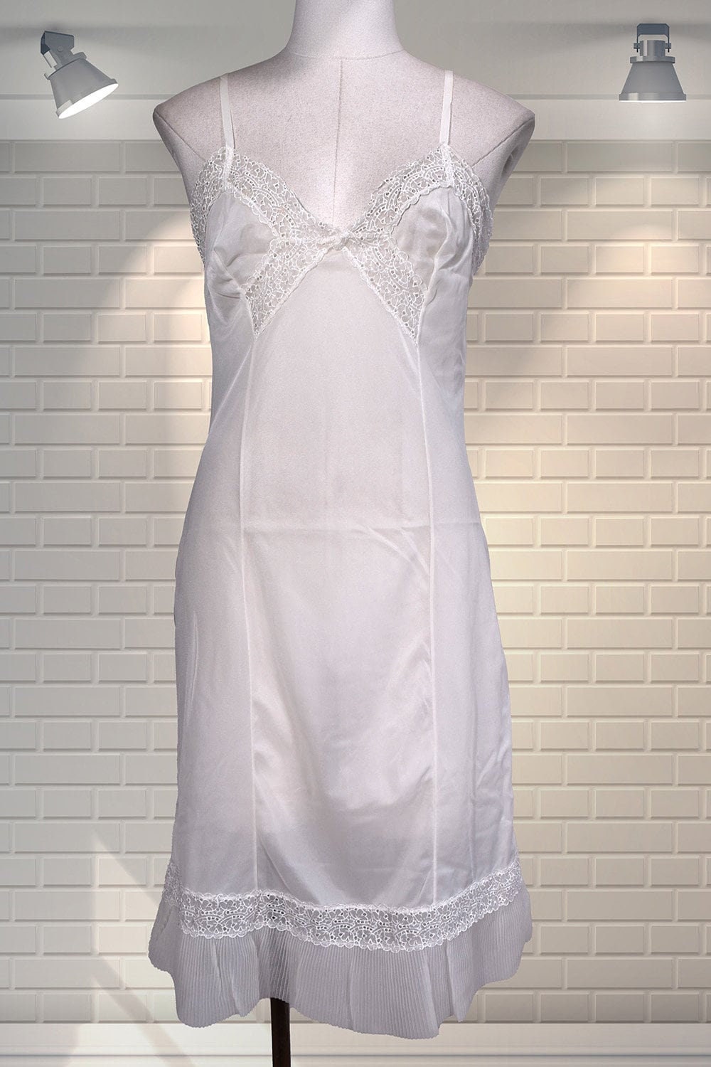 Fond de robe nylon vintage clearance