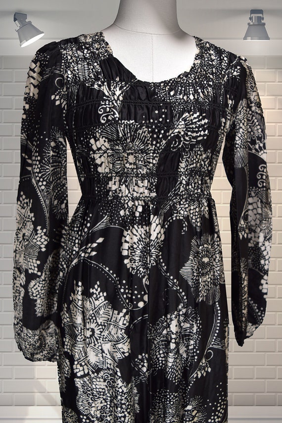 Fabulous Vintage 1970s Immaculate Mono Abstract S… - image 2