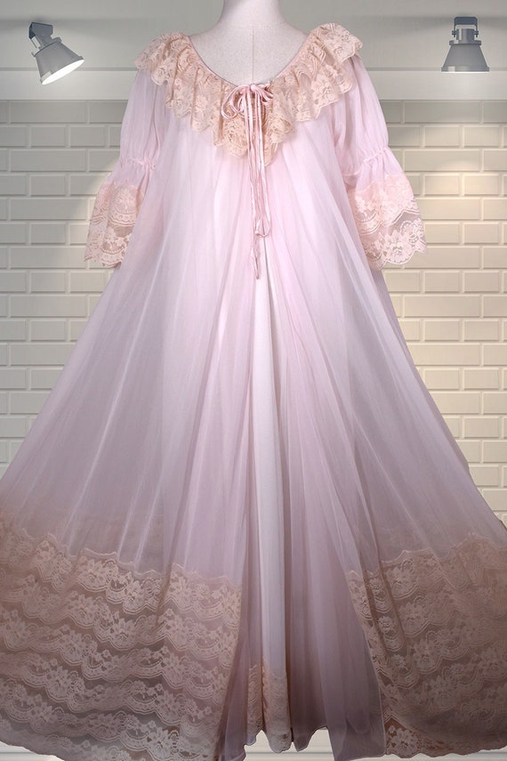 Nylon gown and robe sets hot sale