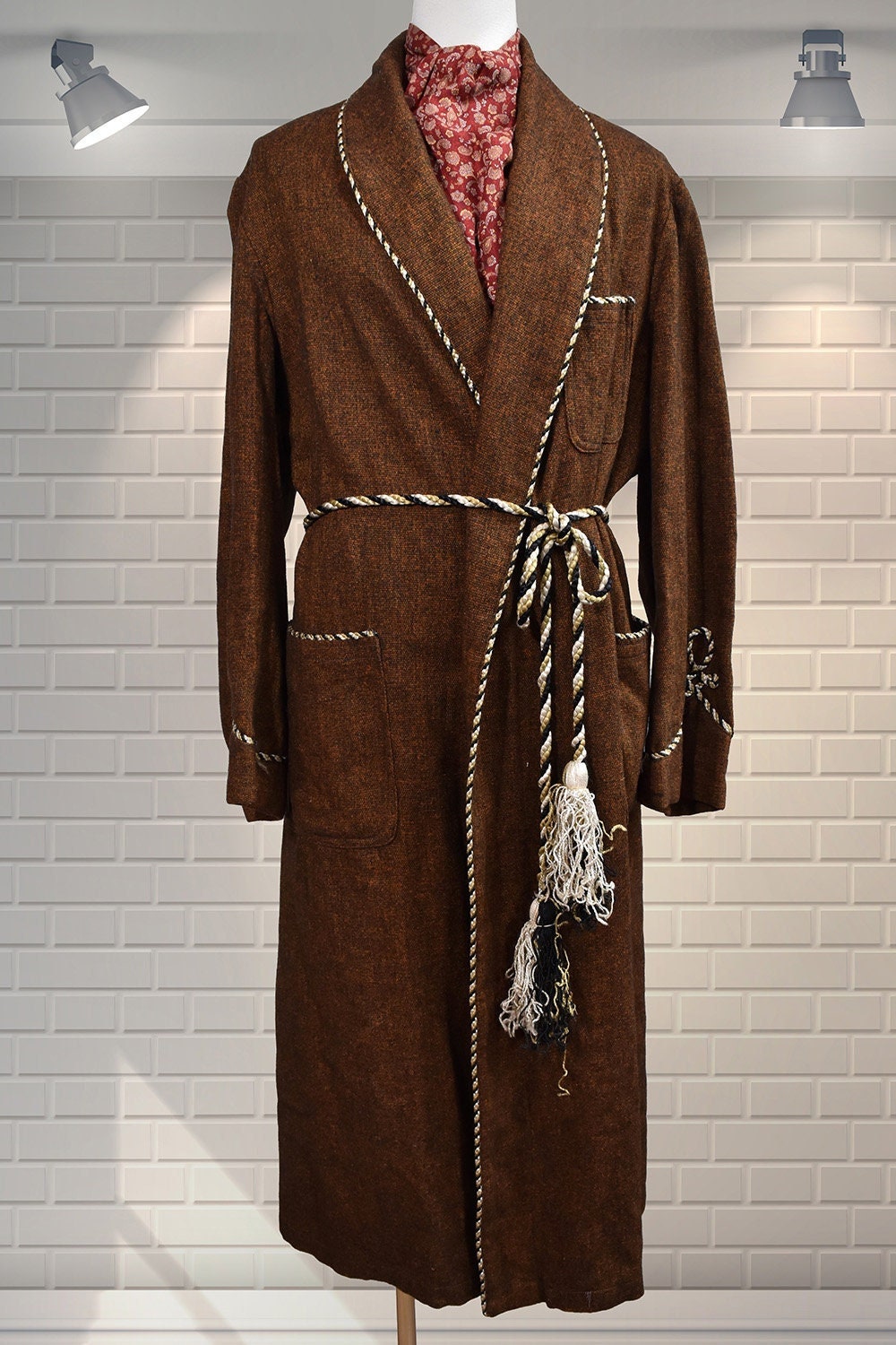 old fashioned wool dressing gown The Best Pure Men's Wool Robe