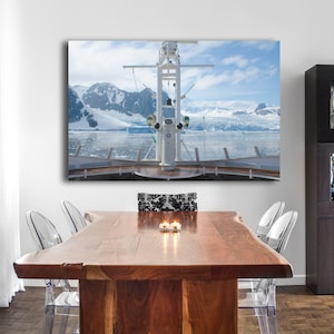 Antarctica Print: South Shetland Islands Photography, Arctic Glacier Landscape