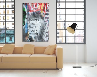 Melbourne Graffiti Art Print: Urban Street Photography