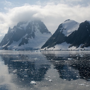 Antarctica Mountain Landscape Photography Print: South Shetland Islands Canvas