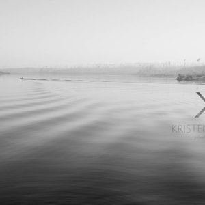 Morning Ripples | Larus Lake, Ontario, Canada~ Lake, Fishing, Boats, Black and White, Nature, Calm, Canada Wilderness, Canvas, Photograph