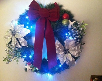 LED Christmas Wreath