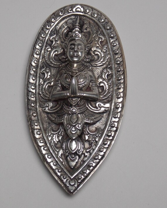 Beautiful Siam Sterling silver Brooch - image 6