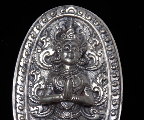 Beautiful Siam Sterling silver Brooch - image 8