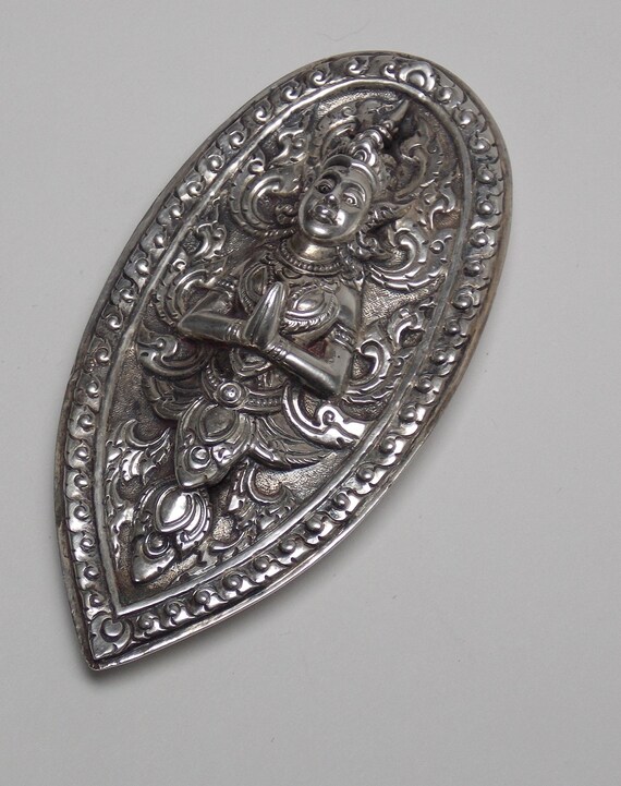 Beautiful Siam Sterling silver Brooch - image 7