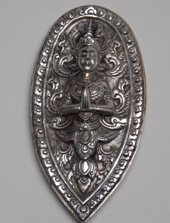 Beautiful Siam Sterling silver Brooch - image 4