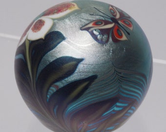 Orient and Flume Art Glass Paperweight - Etsy