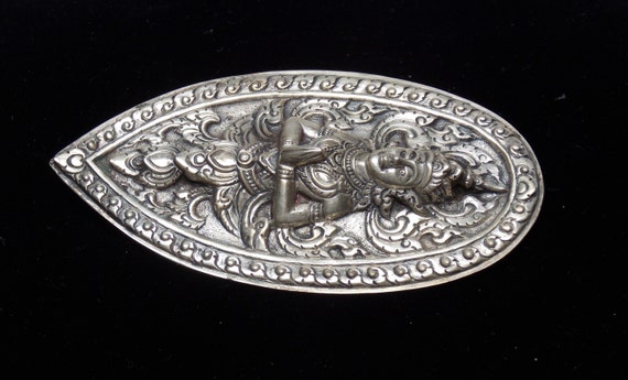 Beautiful Siam Sterling silver Brooch - image 10