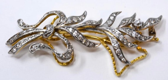 2ct DIAMOND HAIR BARRETTE