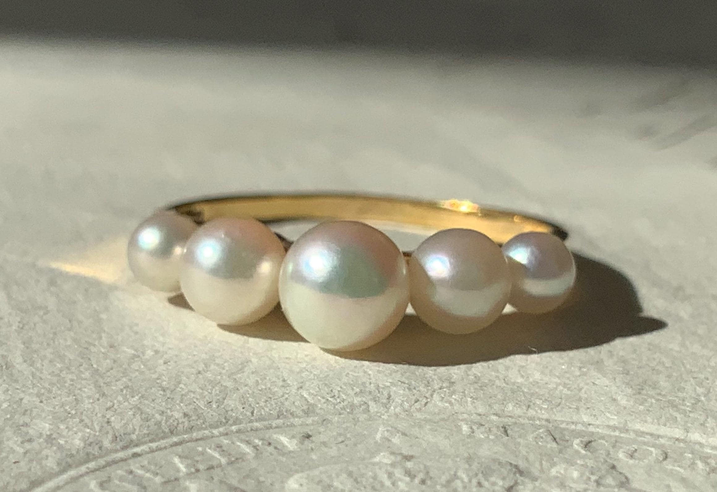 ミキモト パールリング - Etsy 日本