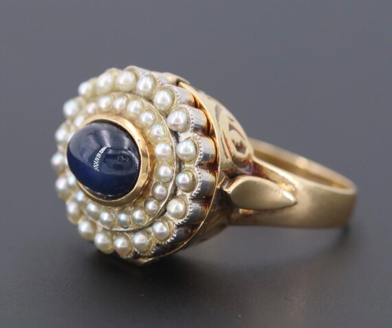 18K PLATINUM SAPPHIRE POISON Ring