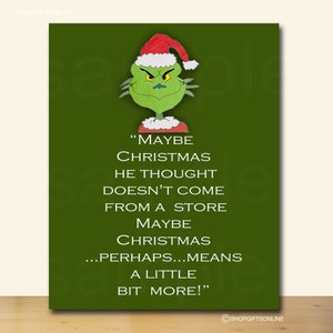 Christmas,Christmas wall art , Grinch printable, Wall decor, Poster Grinch print , Christmas home decor, Grinch print art, Grinch download