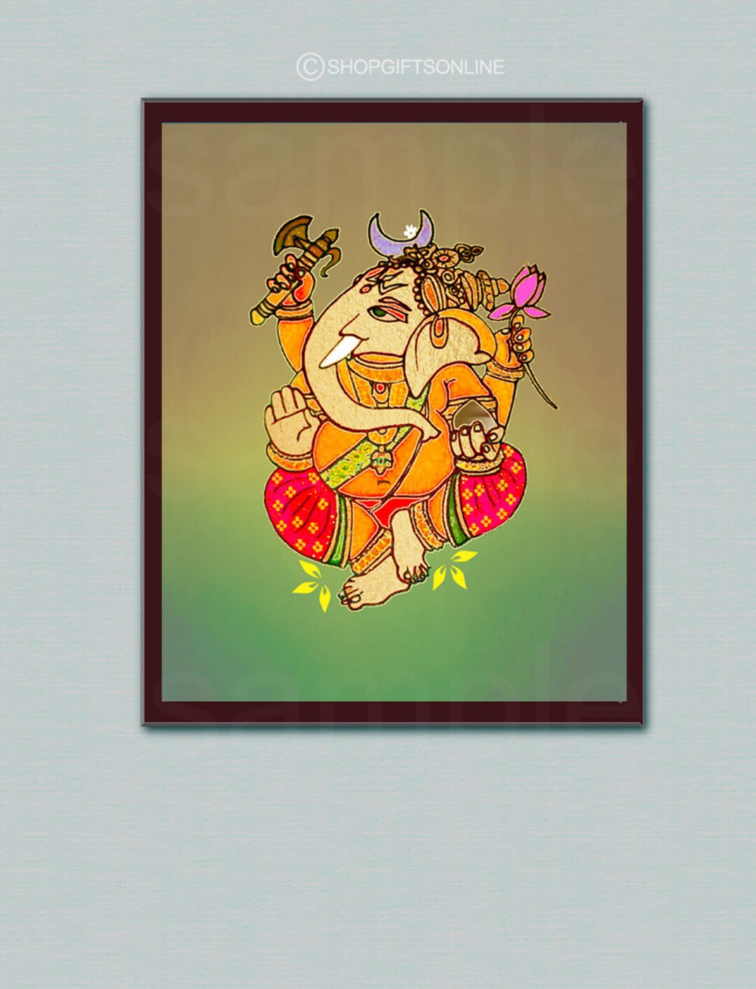 Buy Ganesh Art Printhome Decorganesha Wall Art Lord Ganesh Online ...
