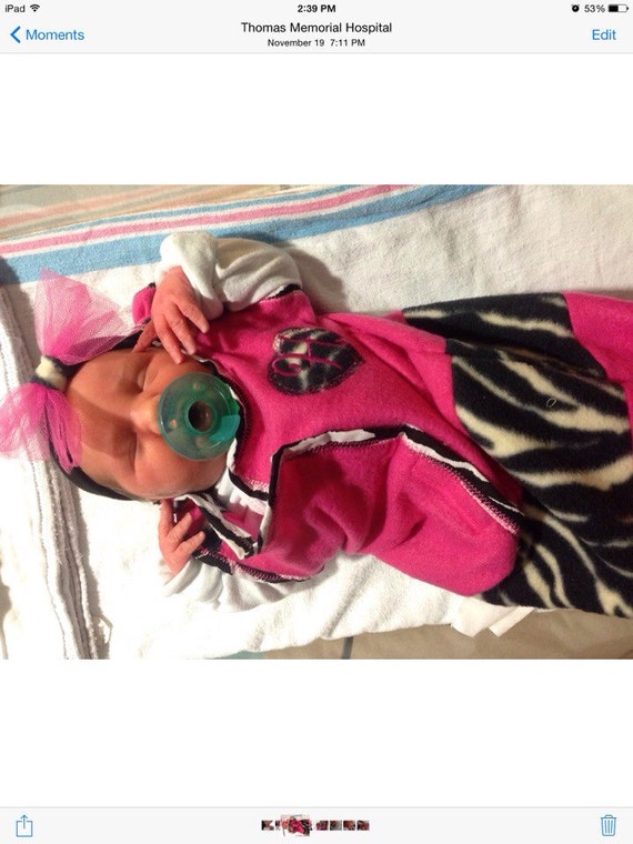 Items similar to Personalized sleep sack with matching headband on Etsy