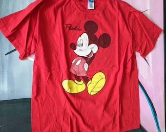 Vintage 70s Mickey Mouse T-Shirt (XL) | Florida Disney World