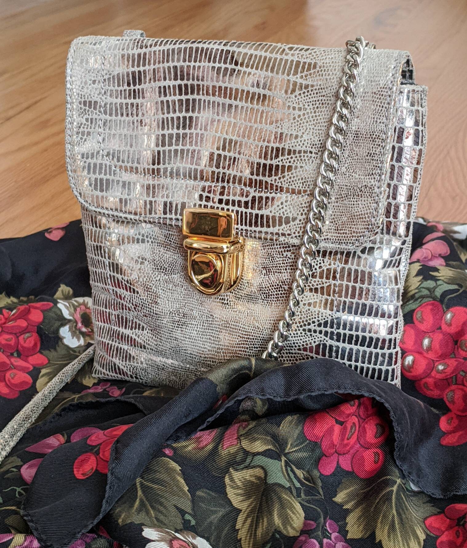 Swanky Mirror Bag / Leather Bags By Pinky Miami / DISCO Etsy