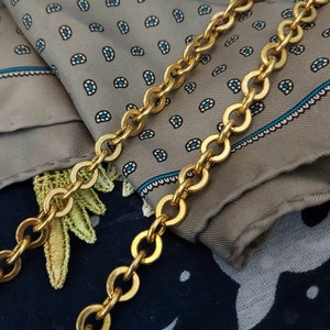 Vintage Givenchy Gold-Plated Chain Necklace: 24 Inch Runway Rolo