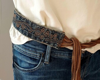 アメリヴィンテージ　FRINGE BELT Ayliss Women Tassel Fringe Skirt Belt Punk Waist Dress Belt