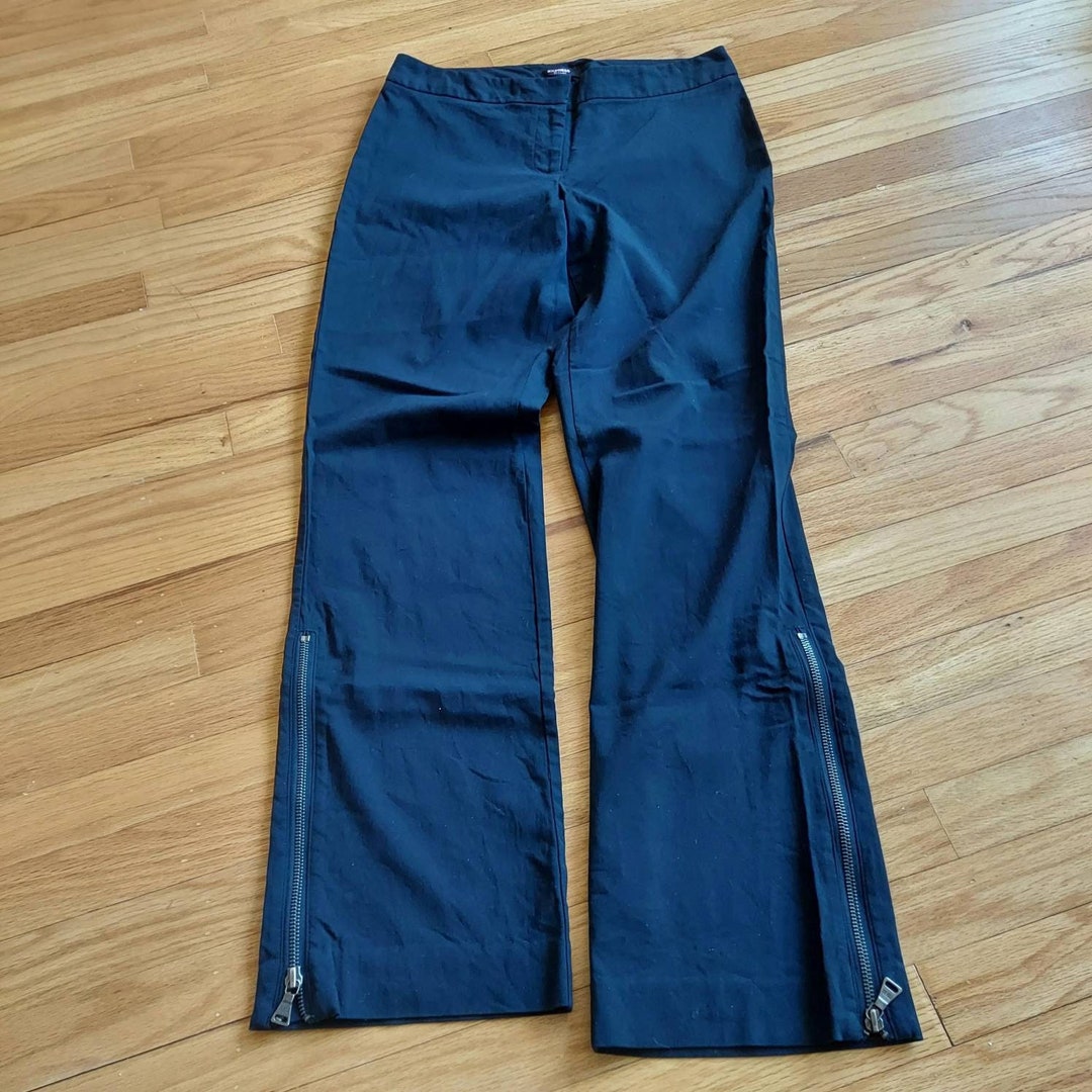 Express Stylist Flares Zipper Leg Pants Size 8 Regular Etsy