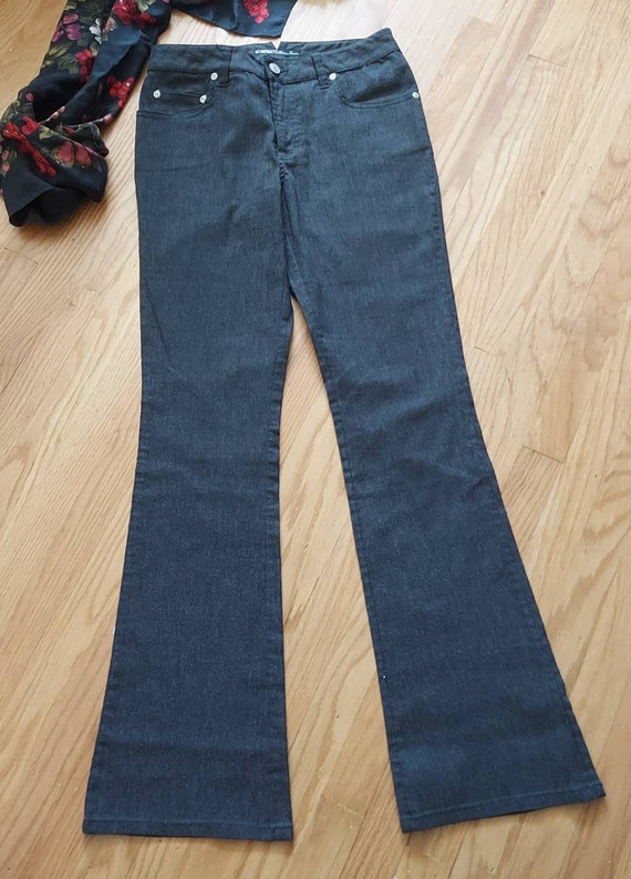 Z Cavaricci Jeans Waist 26 Size 3 | Charcoal Black Twill