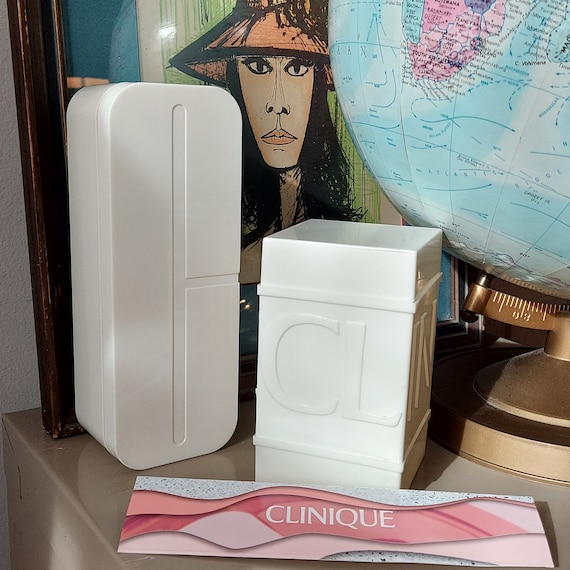 CLINIQUE Cosmetic Organizers, Beige 2 Pc. Set | V… - image 5