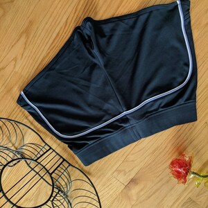 Navy Tennis Shorts, Retro Nike: Lavender Stripes, Size Small image 6