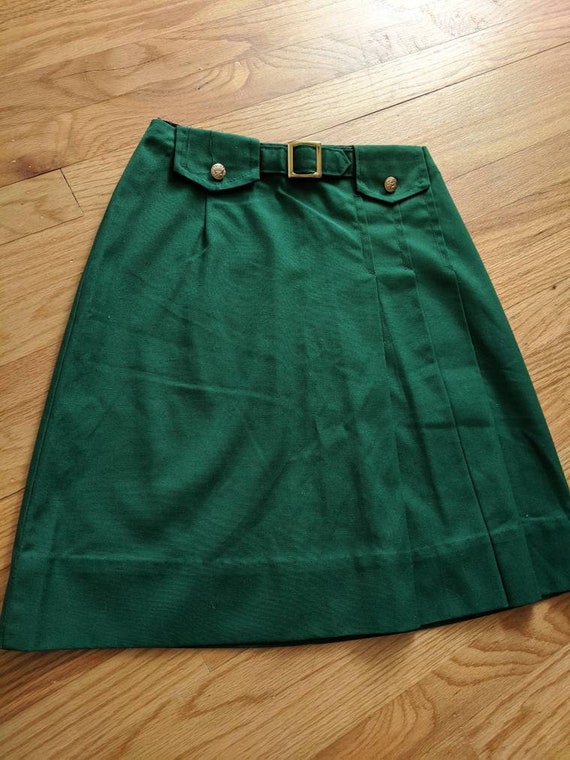 Mistletoe School Skirt 1970s MOD Academia | Groovy