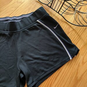 Navy Tennis Shorts, Retro Nike: Lavender Stripes, Size Small image 4