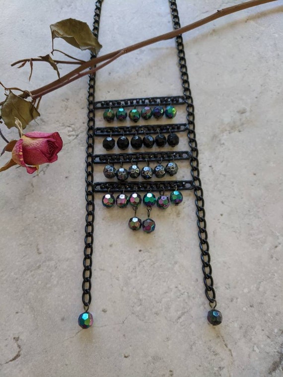 Chain Ladder Necklace | 1990s Avant Garde, Gothic… - image 9