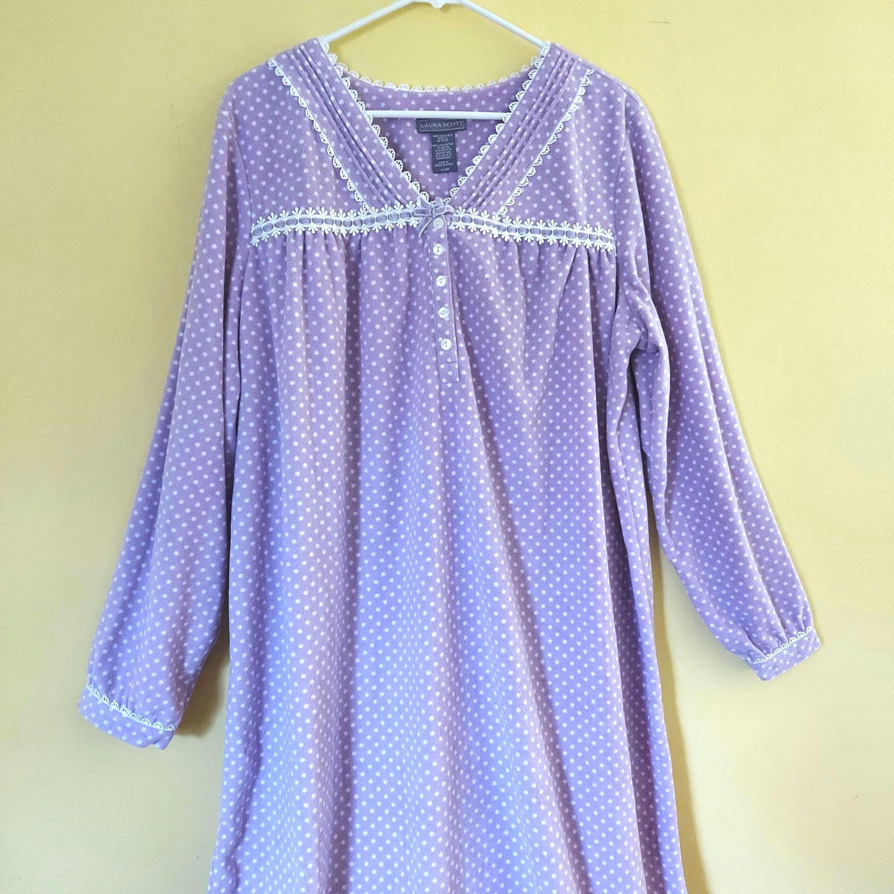 chinese dress ladies Silverts SV26020-LIMI-3XL Senior Womens Adaptive Open Back Solid Knit Night Hospital Gowns, Lilac Mist