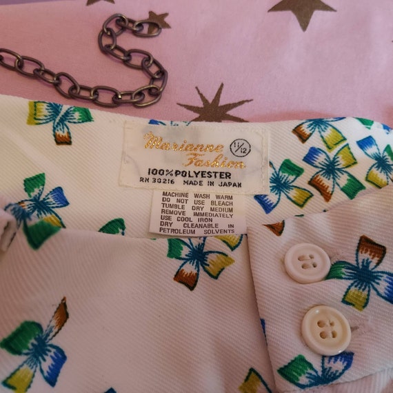 Kawaii Pinwheel Trousers Retro Size 11-12 | 1970s… - image 6