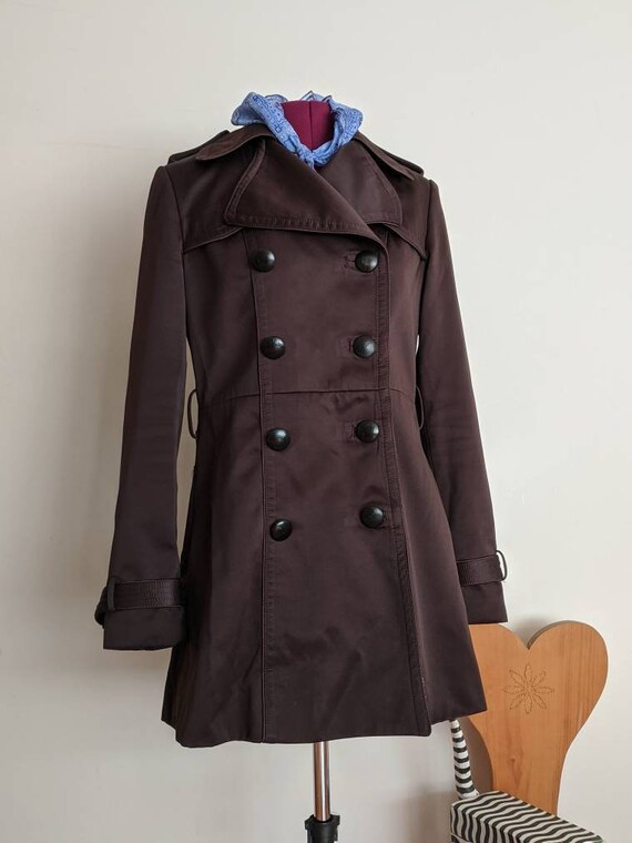 Sable Swing Trench Coat M RETRO MOD by 