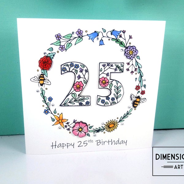 25th Birthday Etsy UK