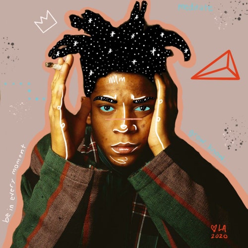 Giclée Basquiat Starseed, oeuvre d'art contemporaine