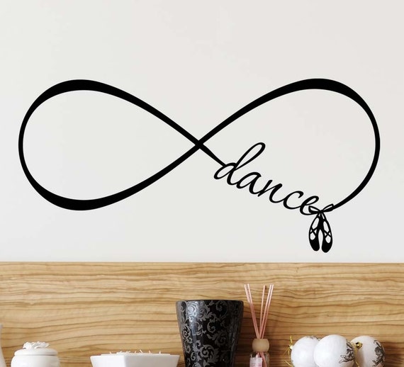 Dance Ballet Shoes Forever Infinity Symbol Vinyl Wall Decal - Etsy Dance Ballet Shoes Forever Infinity Symbol Vinyl Wall Decal - Etsy