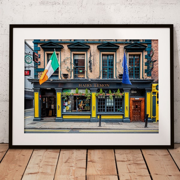 Hairy Lemon Pub. Eines der charmantesten Pubs Dublins. Dublin Foto, Dublin Druck, Dublin Pub